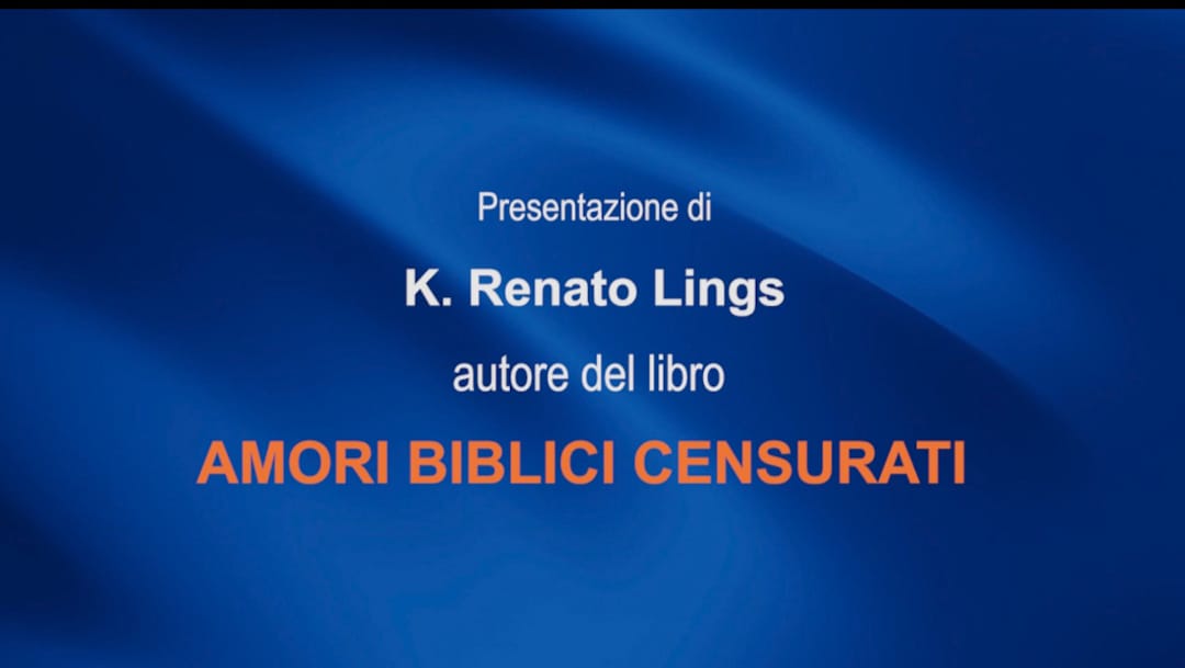 Campagna di raccolta fondi di Samaria APS per la diffusione del libro Amori biblici censurati di K. Renato Lings – 3° tappa