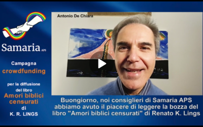Campagna di raccolta fondi di Samaria APS per la diffusione del libro Amori biblici censurati di K. Renato Lings – 8° tappa